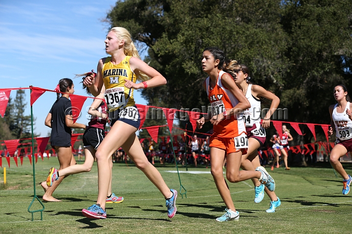 2013SIXCHS-107.JPG - 2013 Stanford Cross Country Invitational, September 28, Stanford Golf Course, Stanford, California.